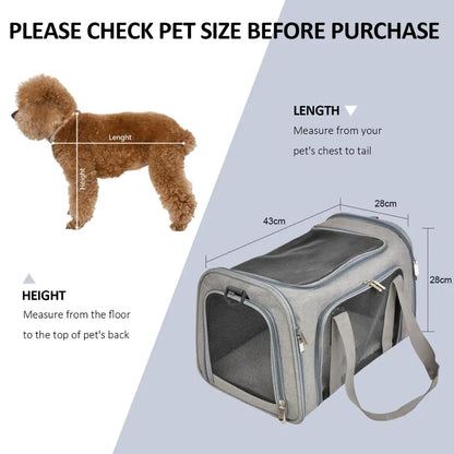 Soft-Side Dog Carrier Backpack