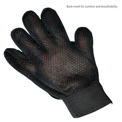 Pet Grooming Glove with Deshedding Brush