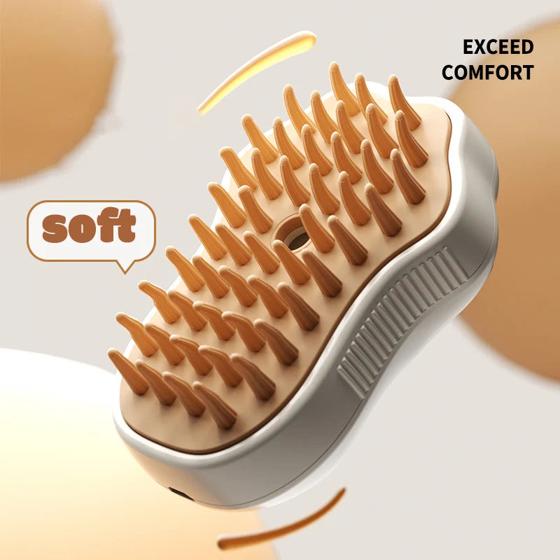 3-in-1 Electric Pet Brush & Grooming Comb