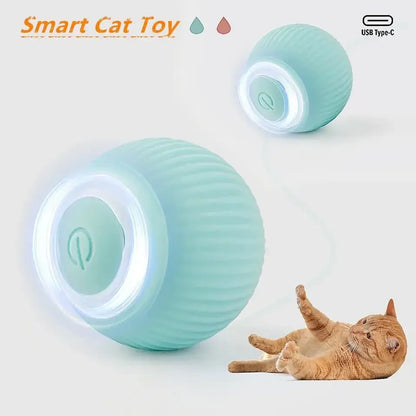 Smart Rechargeable Cat Rolling Ball Toy